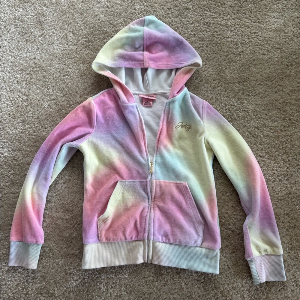 Juicy Couture Pastel Tie-Dye Kids Hoodie